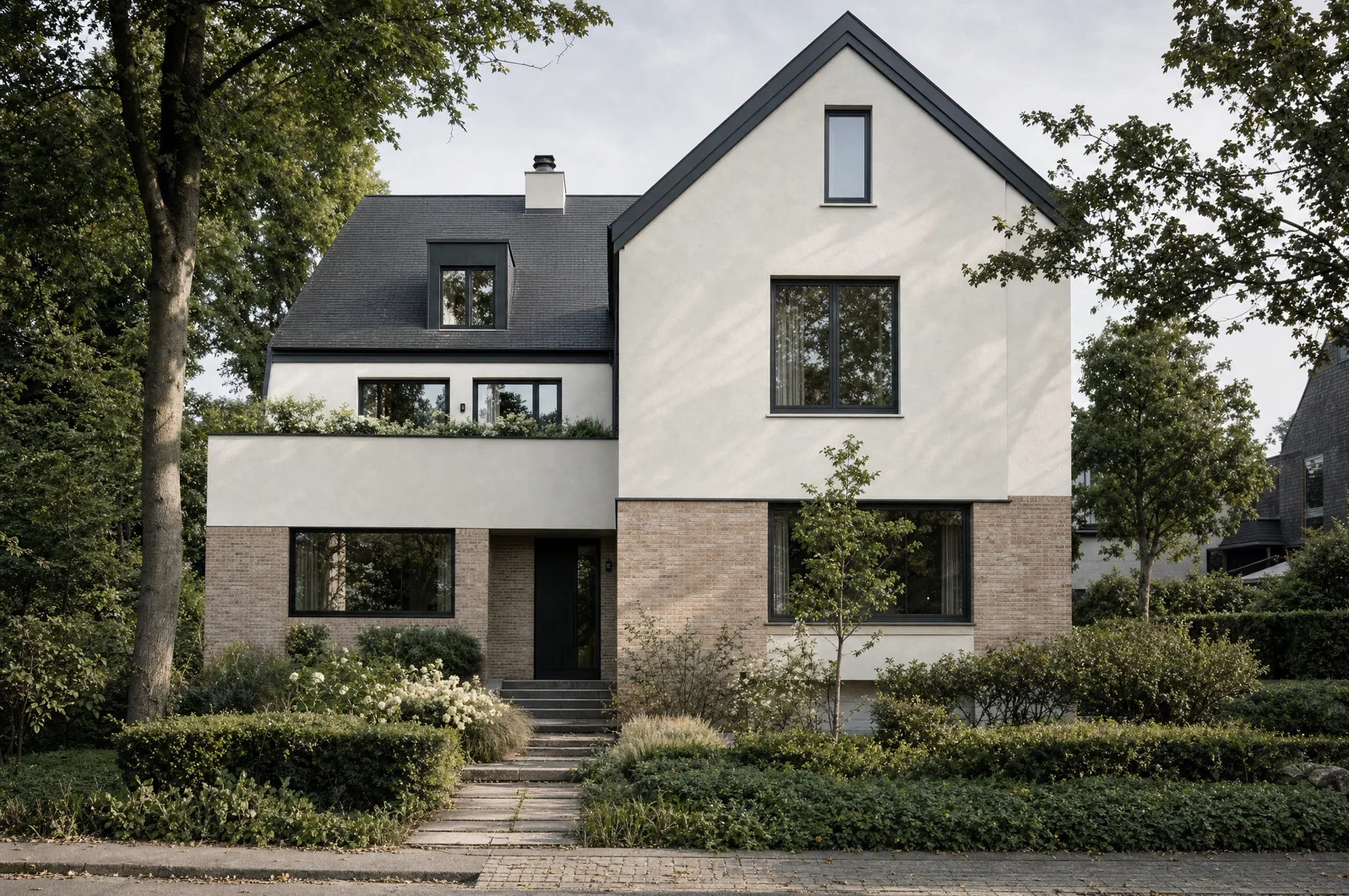 Brick, render and proportion, illustrative architectural image